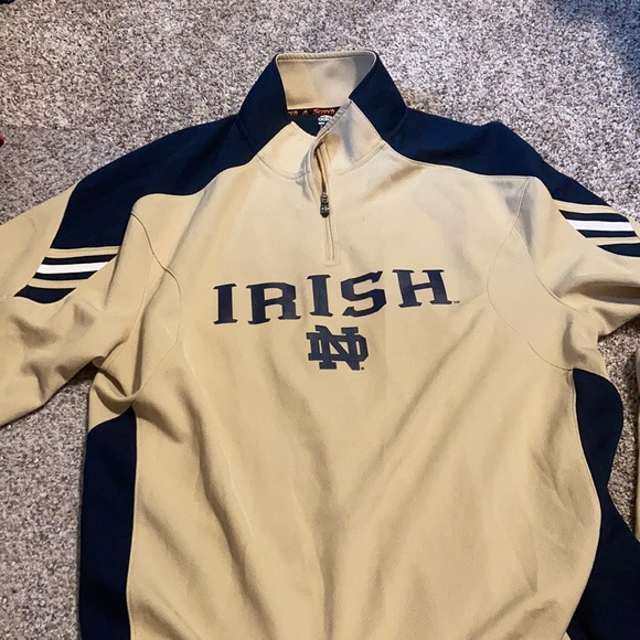 Notre Dame Adidas quarter zip Medium - Picture 1 of 2
